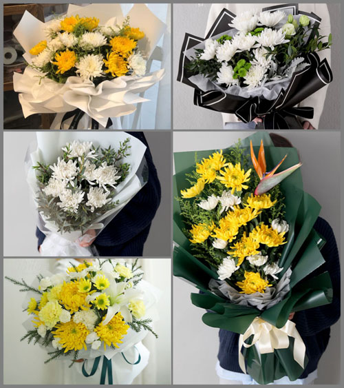 甘肃省定西漳县白事花束代送